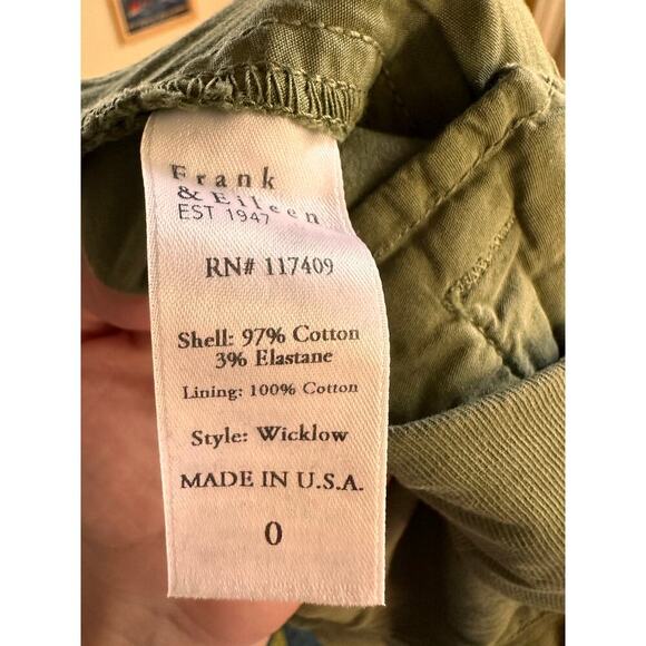 Frank and Eileen Wicklow Chino Pants Size 0 - Picture 8 of 8